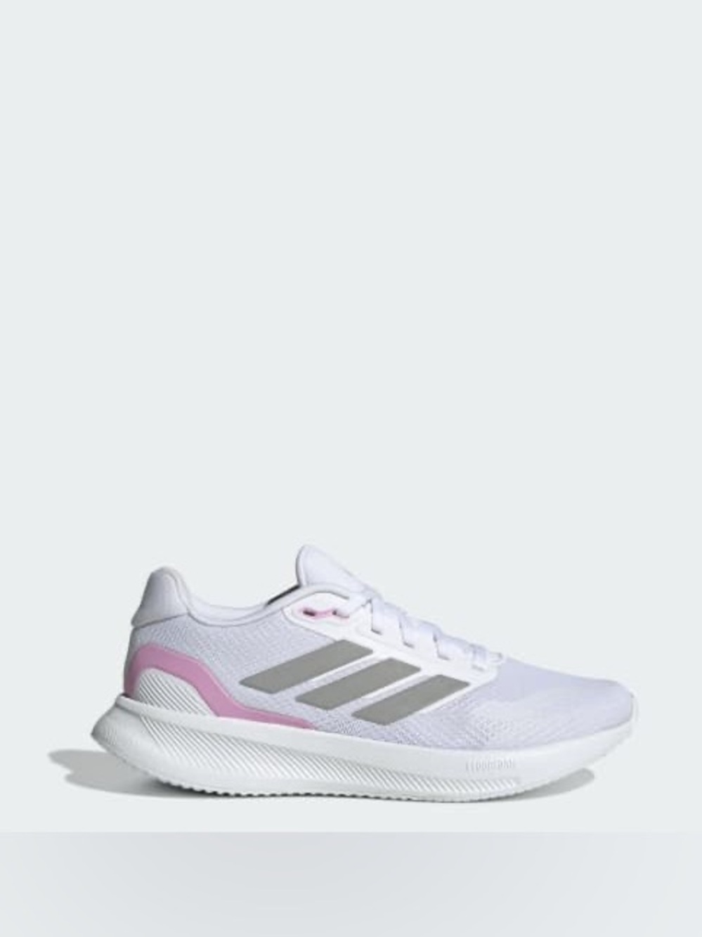 NEW Adidas Run Falcon 5 White Purple Womens Running Shoes Size 8.5